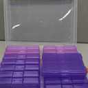 4x6 Photo Storage Box with Handle - Craft Keeper, 16 Inner Cases - Large Gradient Purple Series