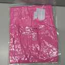 MANGOPOP Women's Square Neck Top Double Lined Short Sleeve Long Sleeve T Shirt Fitted Seamless Tee (Pink, XS)