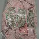 SOLY HUX Women's 2 Piece Outfits Plaid Long Sleeve Button Down Cropped Jacket and Sleeveless Mini Dress Sets (Medium)