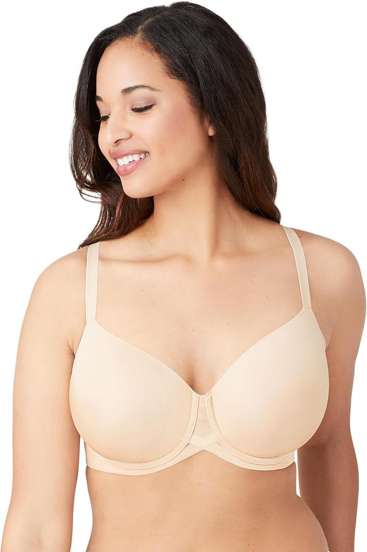 Wacoal Women's Ultimate Side Smoother Underwire T-Shirt Bra (Beige) 34C