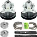 Lawn Mower Spindle Replaces 618-06976 918-06976, Blade 742-04308, Idler GY20629 GY22082, 100" Belt 754-05021 954-05021, Deck Rebuild Kit for MTD Cub Cadet Craftsman 42 inch XT1 LT42 T8000 XT2 LX42