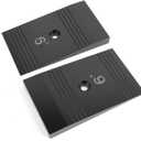 6 Degree Universal Pinion Angle Correction Shims, 3 Suspension Axle Shims for Leaf Springs and Lift Blocks (Black)