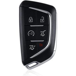 ABUDU fit for 2021Cadillac Escalade Smart Key Remote Key Fob 433MHz 49 Chip 5+1 Buttons SUV Start Function Blade Design No Logo FCC ID: YG0G20TB1