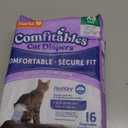 Hartz Comfitables Cat Diapers, Size XS 16 Count, Comfortable & Secure Fit, Easy to Put On (X-Small (SS))