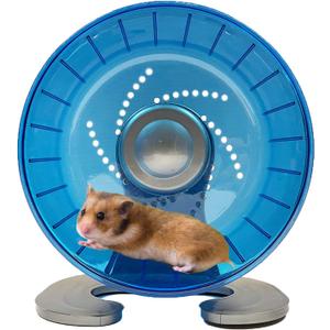 Petest Hamster Exercise Wheel, Silent Spinner Hamster Running Wheels, Diameter 6.7 inch, Blue