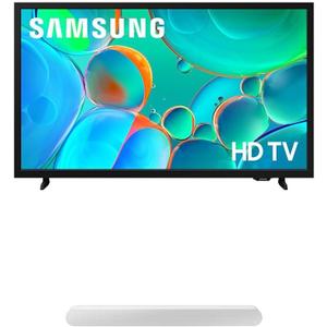 Samsung 32-Inch Class HD H5000F Smart TV (2025 Model) HDR, Object Tracking Sound Lite S61D 5.0ch Soundbar w/Wireless Dolby Atmos Audio, All-in-One Design, Q-Symphony, HW-S61D/ZA
