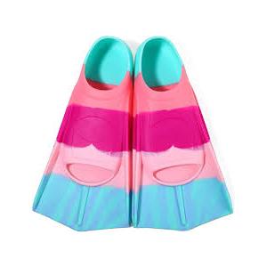 Kids Swim Flippers 100% Silicone - Soft Swim Fins for Toddlers to Teens Ages 3-14 Years | Training, Snorkeling | Multiple Colors