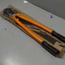 KSEIBI 141585 Heavy-Duty Medium Size Bolt Cutter 24" for Cutting Fence, Steel Wire, Chain, Screws, Rivet, and Medium Padlock, with Soft Grip Rubber Ergonomic Handle Cutters