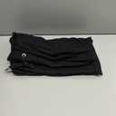 Women's 10" Linen Bermuda Shorts High Waisted Lightweight Long Shorts for Women Comfy Summer Casual with Zipper Pocket (XX-Large, Black)