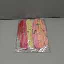 Geyee 18 Pcs Mexican Paper Flowers Colorful Fiesta Tissue Paper Flowers Pom Poms Mexican Carnival for Floral Party Backdrop Wedding Birthday Party Craft, 6" 8" 10"(Pink Series)