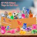 Claw Machine Prizes Refill for Kids, Party Favors Toy for Boy Girl 3-8 8-12, Fidget Toys Bulk, Easter Egg Fillers, Pinata Stocking Stuffer, Classroom Treasure Box Prize, Goodie Bags Gift for Boys Girl