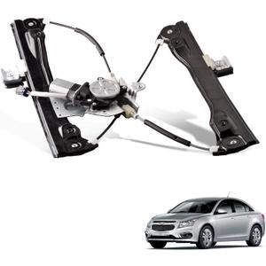 Front Left Driver Side 2 Pins Power Window Regulator with Motor Assembly Compatible for Chevrolet Cruze 2012-2015 Cruze Limited 2016, Replacement 751-739