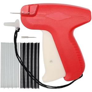Teotranic Quick Clothing Fixer, Mini Stitch Gun for Clothes, Quilt Tacking Gun, Mini Tagging Gun, Hemming Sewing Tool Kit with 2 Needles,500 Black & 500 White 5mm Mini Fasteners, tg-02