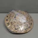 7 Pack Boho Wall Basket Decor Set, Hanging Woven Seagrass Rattan Wicker Boho Wall Decor, Round Farmhouse Wall Hanging Baskets Rustic Flat Wall Art for Living Room Bedroom Kitchen