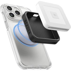 Magnetic Case Compatible with Square Reader 2nd Generation, Case for Square Contactless Chip Card Reader 2nd (Compatible with MagSaf Cover (black)