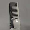 Wide Tooth Anti-Knotting Comb - Anti-Static and Durable, Suitable for Wet or Dry, Long or Short Hair, Reduces Tangling and Hair Loss (Black)