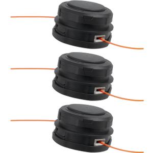 RANSOTO AH1531 Trimmer Head Replacement Rapid Reload Plus (Anti-Clockwise) Compatible with EGO Power+ STA1500 BC3800E ST1530 ST1530E ST1534 MST1501 MHC1502 15'' String Trimmer (3 Packs)