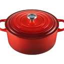 Le Creuset Enameled Cast Iron Signature Round Dutch Oven, 9 qt., Cerise