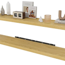 Floating Shelf Oak, 71x8x 1 1/2