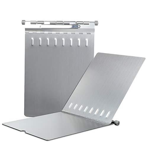 ROCOFF Metal Clipboard, Aluminum Heavy Duty Clipboard with Cover, Rust Proof & Protect Documents from Spilled Liquid, Letter Size Paper Holder with High Capacity Clip, Greate for Business or Study