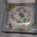 JULOS Bluetooth 28-Day Automatic Pill Dispenser with Lock, Medication Organizer up to 9 Alarms/Day, Sound & Light Alarms, Ezi-Read LCD & App Alert for Prescriptions, Vitamins, Clear Lid