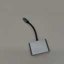 USB C to Dual HDMI Adapter, 4K@60Hz Type-C to HDMI Splitter for Dual Monitors Extend Display for MacBook Pro/Air, Dell XPS 13/15/17, HP, Lenovo, Samsung Galaxy, Surface Type C Laptop