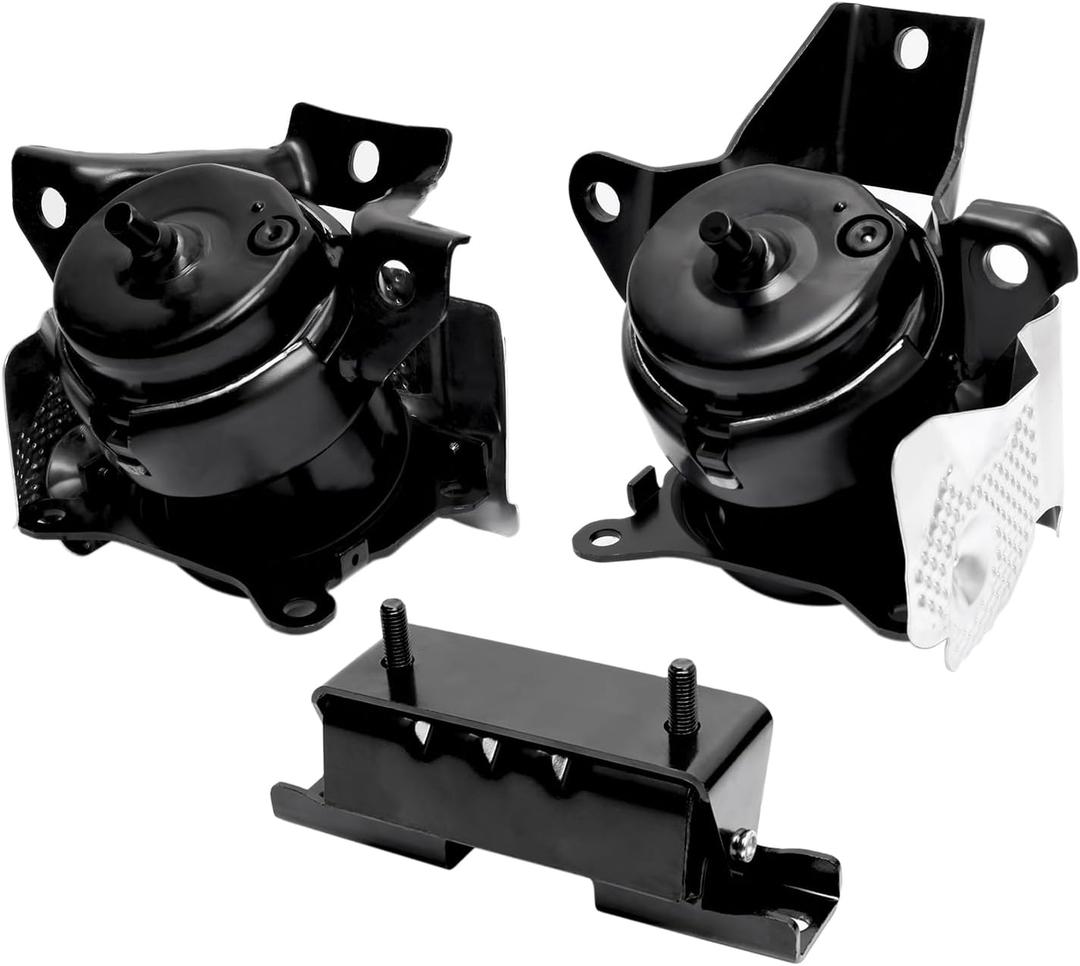 Set of 3, Front Left & Right Engine Motor Mount & Trans Mount Compatible with 2014-2018 Sliverado Sierra 1500 V8, 2015-2020 Escalade Suburban Tahoe Yukon XL 4WD, Replace OE: 84175582, 84175583, A2638