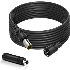 20Ft 14AWG Extension Cable,DC8mm Extension Cable with DC7909 to DC8020 Adapter connectors, fit for Most Below 200W Solar Panel and Jackery Explorer 1000/500/300/240/1500/2000 Portable Power Station