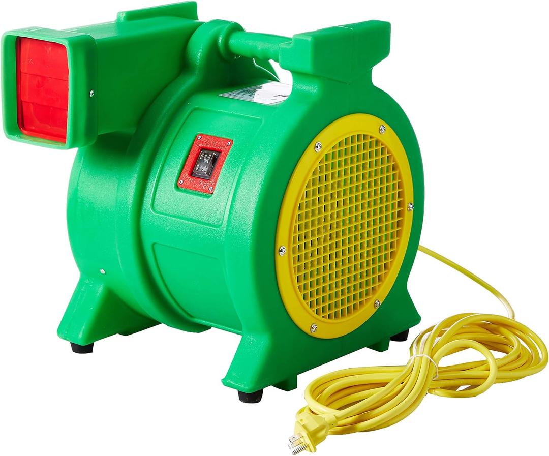 B-Air Kodiak 1.5 HP ETL Air Blower | Powerful Bounce House Blower Fan for Large Inflatable Bounce House, Bouncy Castle and Slides , Green