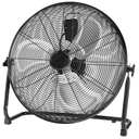 OLIXIS 20'' Industrial High-Velocity Floor Fan, 3-Speed Metal Fan with Carry Handle, Quiet Standing Drum Fan with 120° Adjustable Tilt, Max 3522 CFM for Garages, Workshops, Large Commercial Spaces
