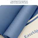 EaseUp 10mm Thick Yoga Mat, 73"×31.5" Extra Wide, Non-Slip with Strap