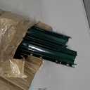 ARIFARO Metal Fence Posts 7 Feet assemblable,Pack of 10,Sturdy Duty No Digging Garden U Post for Wire Fencing Steel Poles for Yard, Outdoor
