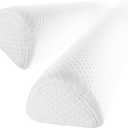 Toddler Bed Bumper, Foam Bed Rail for Toddlers, Bed Rail Bumper for Twin, Full, Queen and King Beds with Washable Cover 2-Pack