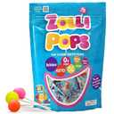 Zollipops Clean Teeth Lollipops - AntiCavity Sugar Free Candy for a Healthy Smile Great for Kids, Diabetics and Keto Diet. Natural Fruit Variety, 3.1 Ounce (EXP 03/01/29)