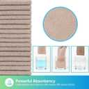 HOMEXCEL Microfiber Cleaning Cloths Brown, 100 Pack Microfiber Towels for Cars, Lint Free & Scratch-Free Bulk Cleaning Rags for House, Kitchen, Car and Shop, Absorbent Cleaning Towels 11.5 x 11.5 inch