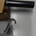 Tension Curtain Rod 51-165In(4.25-13.75Ft), Extra Long Outdoor Curtain Rod No Drilling for Window or Bathroom Patio, Adjustable Spring Shower Rod, Easy to Install Never Rust, Rod Diameter 1.26In-Black