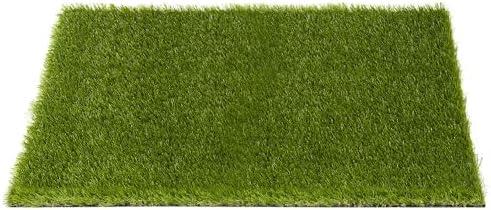 CooRug Artificial Grass, 30 x 17 Inches Fake Grass for Puppies & Cats, Washable Dog Grass Pee Pads with Drainage Holes for Pet Rest Area Outdoor Indoor Door Mat Decoration