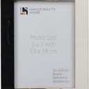 Handicrafts Home 5x7 Picture Frame Black & White Handmade Resin Inlay Photo Frame for Tabletop & Wall, Photo Frame for Living Room Office, Home Decor, Pre Wedding, Family Picture - Handmade Gift (WEST-COAST-VENTURA)