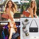 YIKOEE Womens Shoulder Bags Small Y2K Mini Purse with Vegan Leather