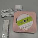 CD Player Portable Bluetooth 5.1 Desktop CD Player with HiFi Sound Speakers,Remote Control,Dust Cover,LED Display,Boombox FM Radio,USB/AUX for Home,Kids (Pink)