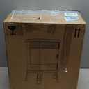 RealSmart Electric Fireplace Heater 22 in Freestanding Fireplace Stove Infrared Fireplace with 3D Flame Effect Remoted Control, Timer, Overheating Protection (Blue)