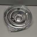 Chrome Range Drip Pans compatible with GE, Hotpoint and Kenmore Electric Stove - Replacement for WB31T10010, WB31T10011 (4 Pack, 2pcs 6" and 2pcs 8")