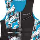 AIRHEAD Men's Camo Cool Neolite Kwik-Dry Life Jacket, Coast Guard Approved M