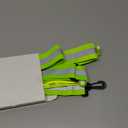 Simket Reflective Walking Gear, Rechargeable Led Reflective Sash, Adjustable Night Walking Safety Gear, High Visibility Safety Lights for Walking at Night for Men Women Jogging Running Biking (Green)