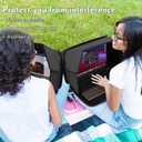 Laptop Sun Shade,Laptop Sun Glare Shield Privacy Screen Hood Computer Sunshade Bag for Working Outside Outdoor Foldable Computer Shield Cover Outside 12-14''(Patent Pending)