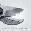 QWORK 4/0 Gauge Wire Cutter - Forged Steel Handle, Shear Action Cutter, 14" Stainless Steel Cable Cutter - Ideal for Battery & Welder Cables, Building Wiring, and SO Cord