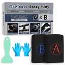 Putty Sculpt Clay Modeling Compound for Sculpting, Modeling, Building, Repairing, Self-Hardening Easily Repairs Metal, Wood, Tile, Ceramics Concrete Black 200g