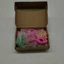 8 Pcs Beach Towel Clips for Beach Chairs Jumbo Size Towel Clips Beach Towel Holder Clothes Pins for Lounge Chair, Cruise Clothes Lines, Patio and Holiday Pool(Flamingo Style)