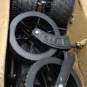 Wagon Carts Foldable 460LBS Weight Capacity Collapsible Wagon with Big All-Terrain Wheels, Heavy Duty Beach Wagons Cart with Cup Holders for Camping, Garden, Sports, Grocery-Black