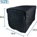 Waterproof Universal Generator Cover 24 x 18 x 20 inch for Predator 3500 Predator 4375 Wen 3800 Honda EU3000iS,Heavy Duty Thicken 600D Polyester,Weather and UV Resistant